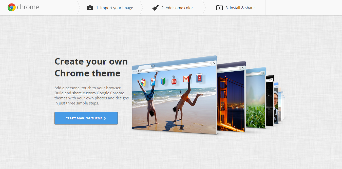 Create Your Own Theme:Chrome